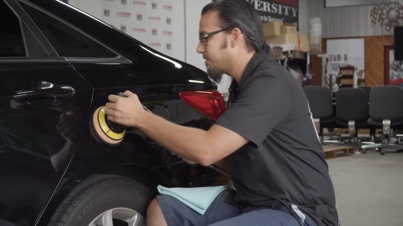 Sand and Polish - How to Fix a Keyed Car 